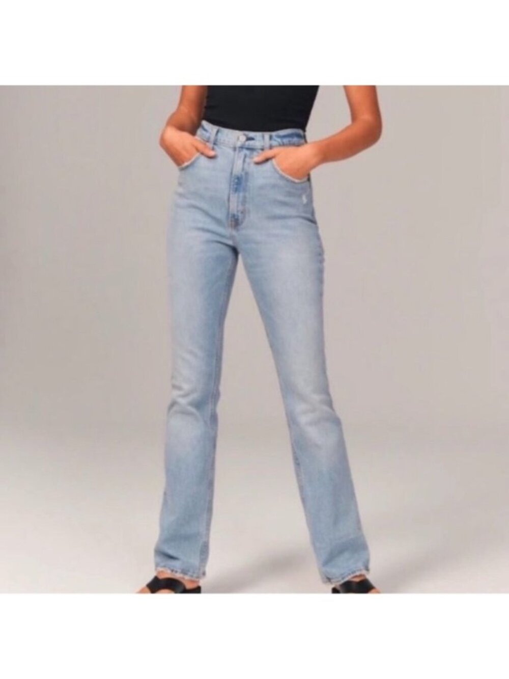 Abercrombie & Fitch The 70s Vintage Flare Ultra High Rise Jeans, 30
